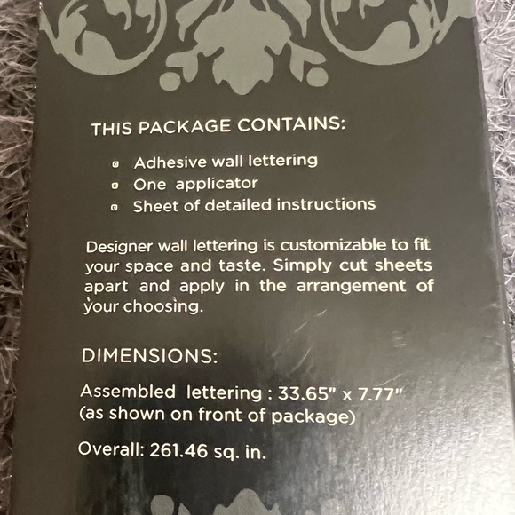 BNIB Wall Decal Quote! - Picture 6 of 6